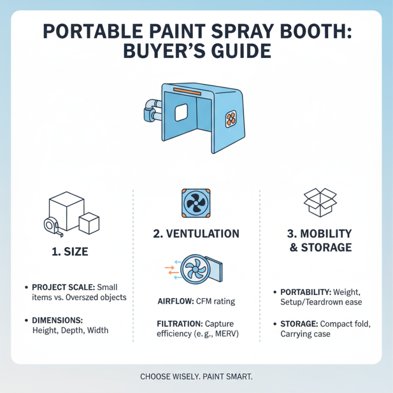 How to Choose the Best Portable Paint Spray Booth for Your Projects