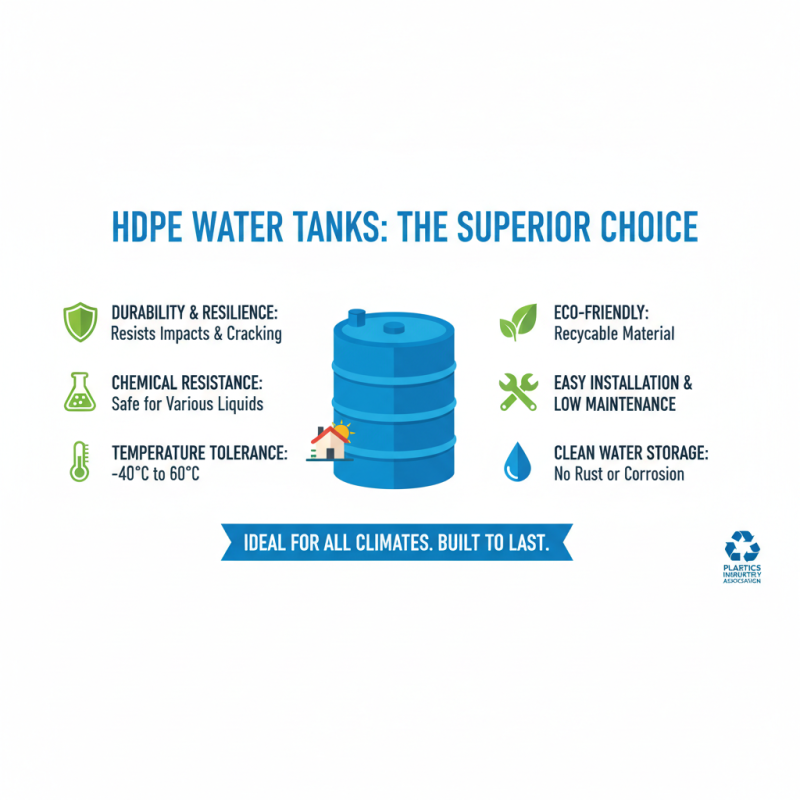 Top Benefits of Using HDPE Water Tanks for Your Water Storage Needs
