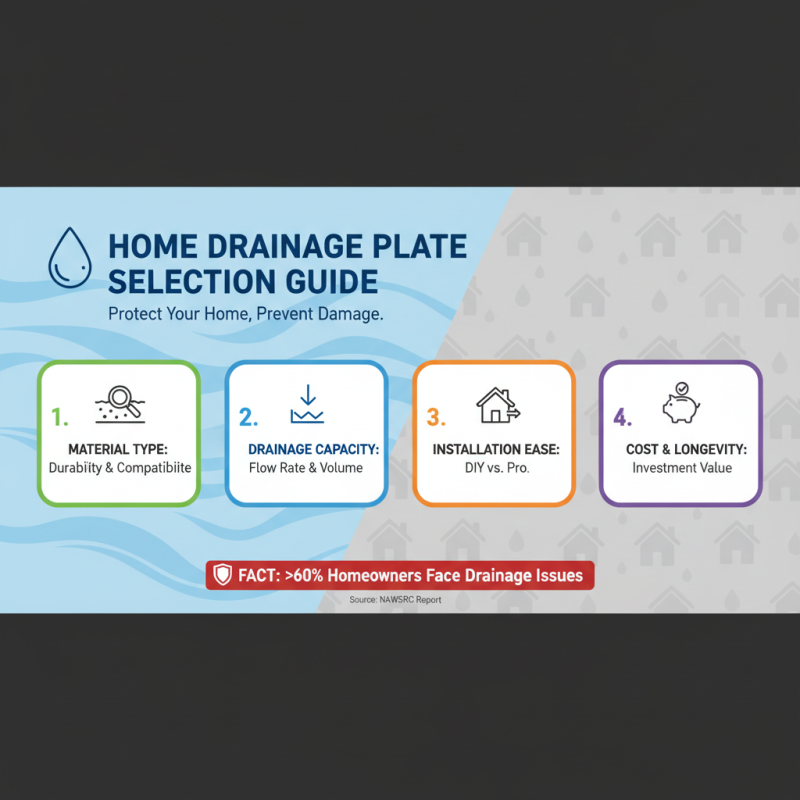 How to Choose the Right Drainage Plate for Your Home Needs in 2025