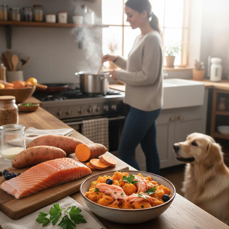 Top 10 Tips for Making Salmon and Sweet Potato Dog Food at Home