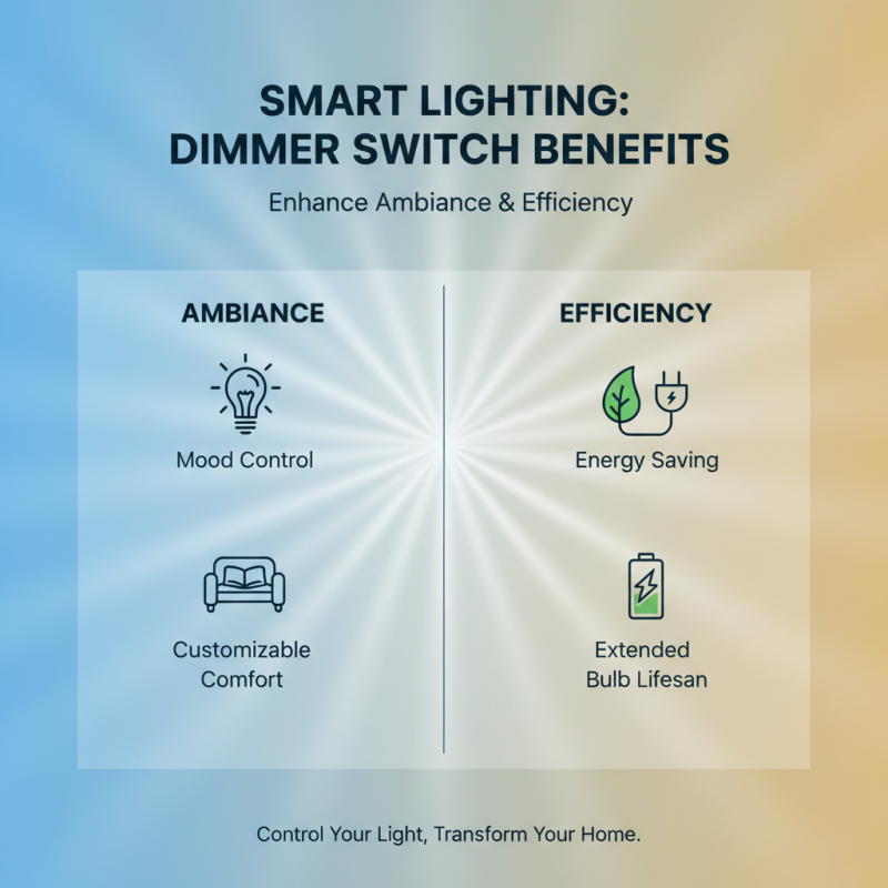 Top 10 Benefits of Using a Dimmer Switch for Your Home Lighting