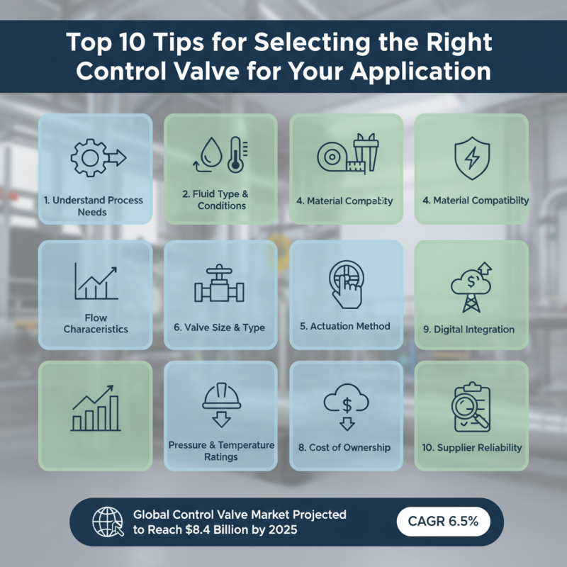 Top 10 Tips for Selecting the Right Control Valve for Your Application
