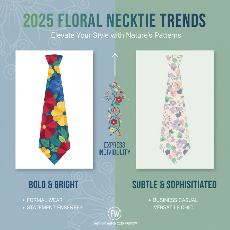 Trendy Floral Neckties for 2025: How to Style Them for Any Occasion