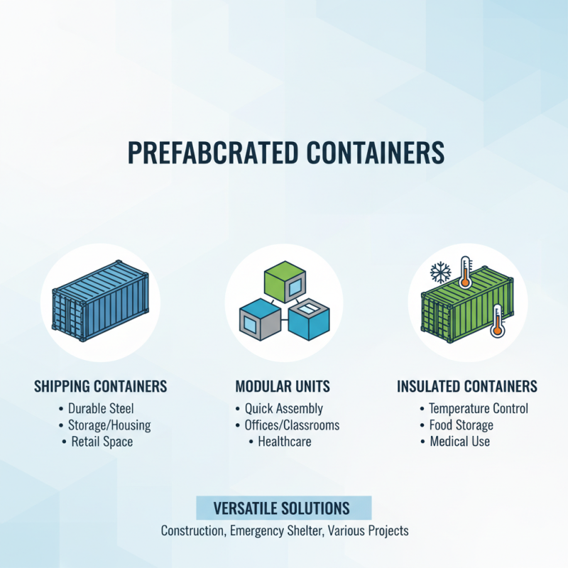 How to Choose the Right Prefabricated Container for Your Next Project