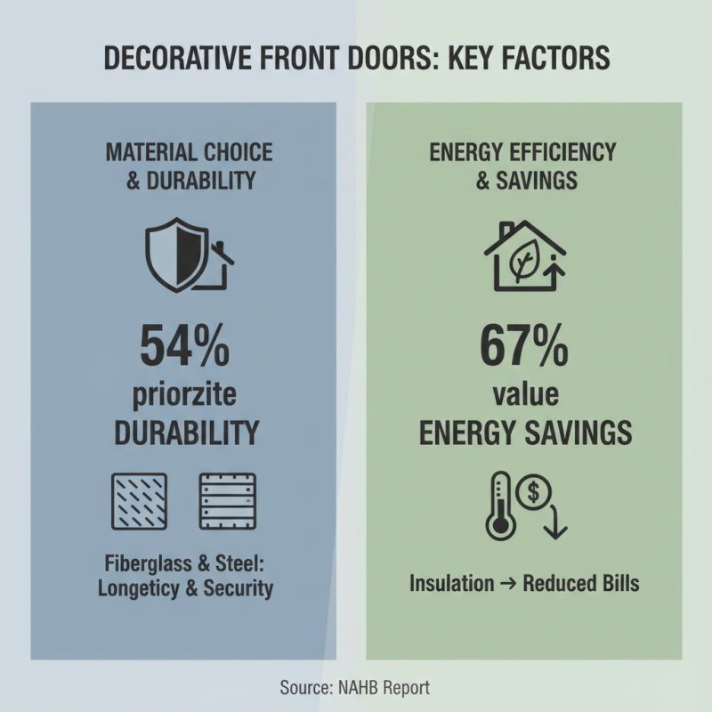 How to Choose the Perfect Decorative Front Doors for Your Home