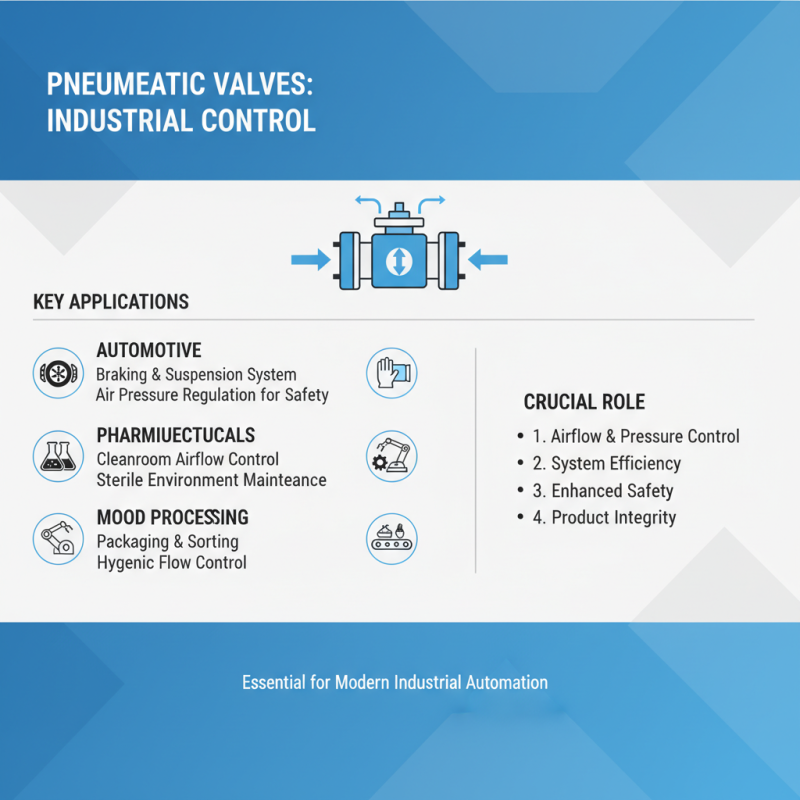 Top 10 Pneumatic Valve Types for Optimal Performance in Industrial Applications