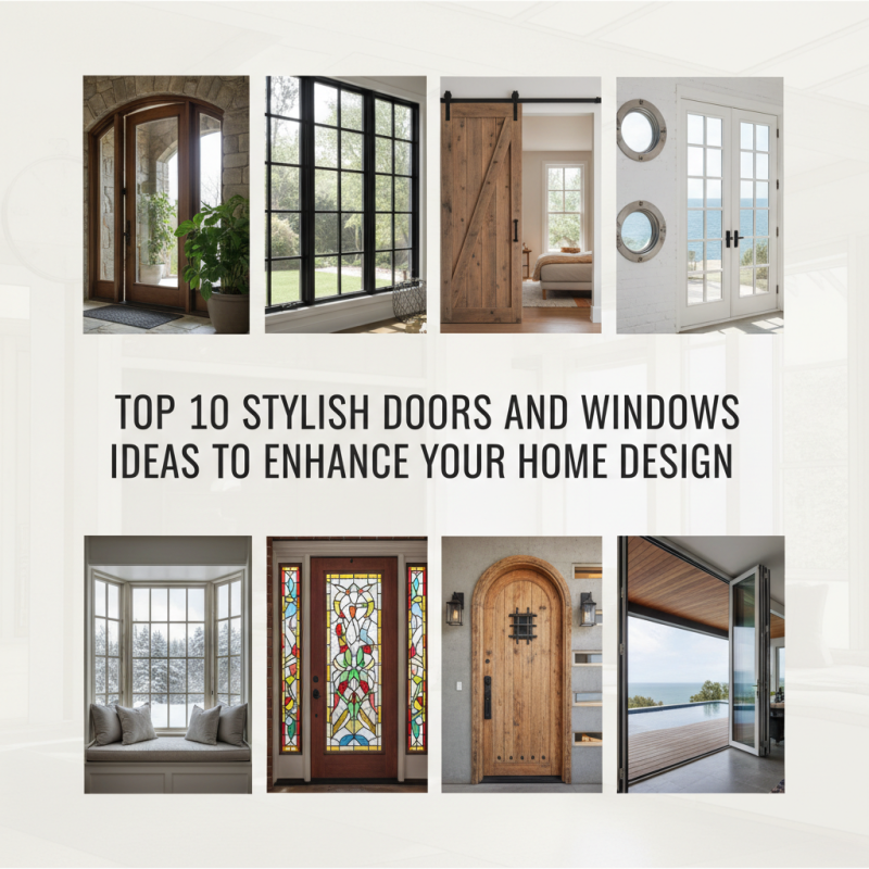Top 10 Stylish Doors and Windows Ideas to Enhance Your Home Design