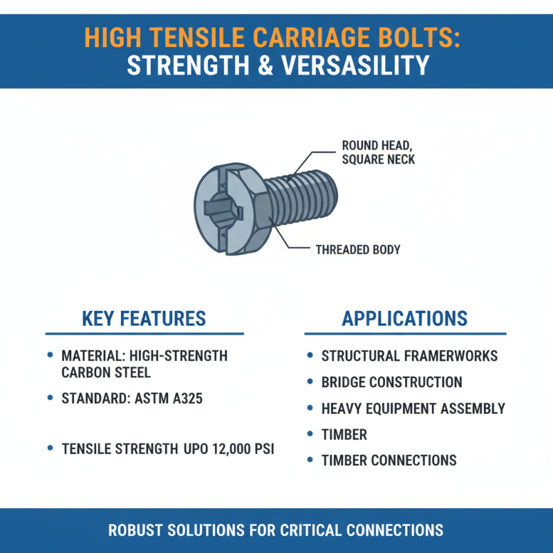 Top 10 High Tensile Carriage Bolt Benefits and Uses for Your Projects