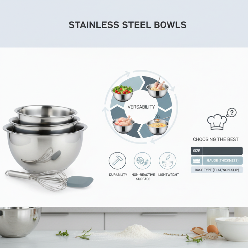 What is the Best Stainless Steel Kitchen Bowls for Your Cooking Needs