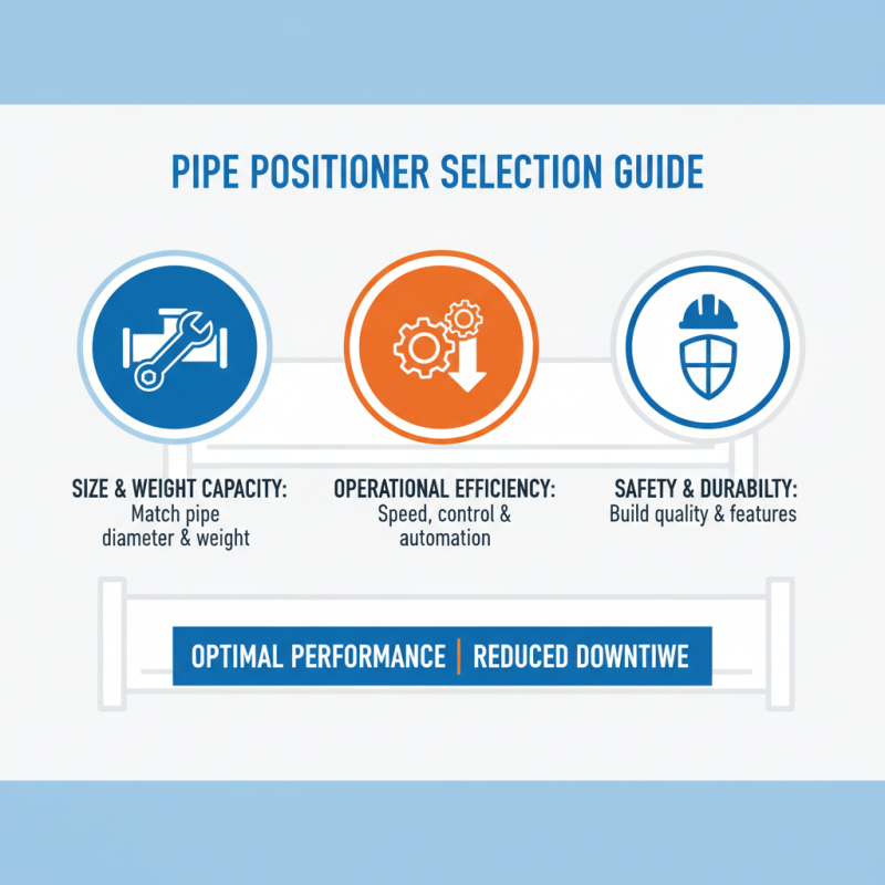 Essential Tips for Choosing the Right Pipe Positioner for Optimal Performance