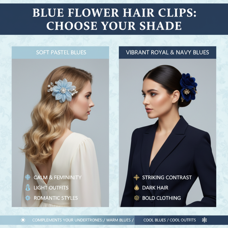 Why You Should Choose a Blue Flower Hair Clip for Your Next Hairstyle