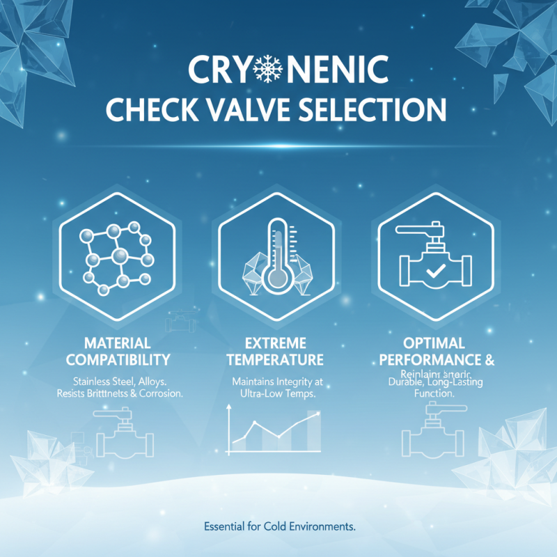 Best Cryogenic Check Valves for Essential Applications in Cold Environments