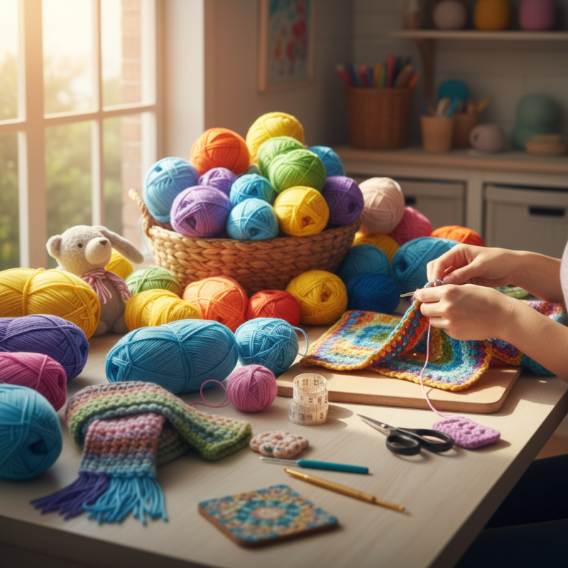 Top 10 Benefits of Using Yarn Acrylic for Your Next Craft Project