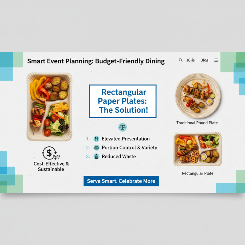 Top Benefits of Using Rectangular Paper Plates for Your Next Event