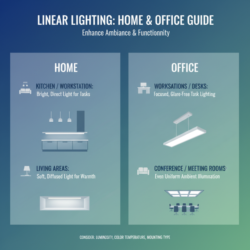 How to Choose the Right Linear Lighting for Your Home and Office Spaces