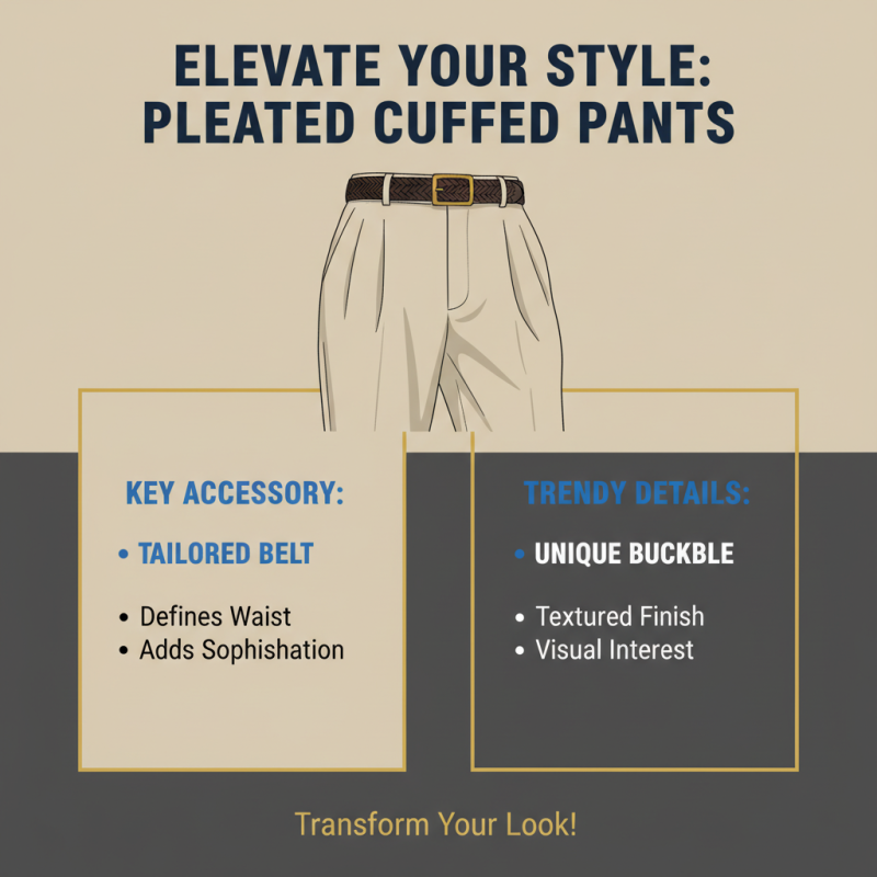 How to Style Pleated Cuffed Pants for Any Occasion and Look Trendy