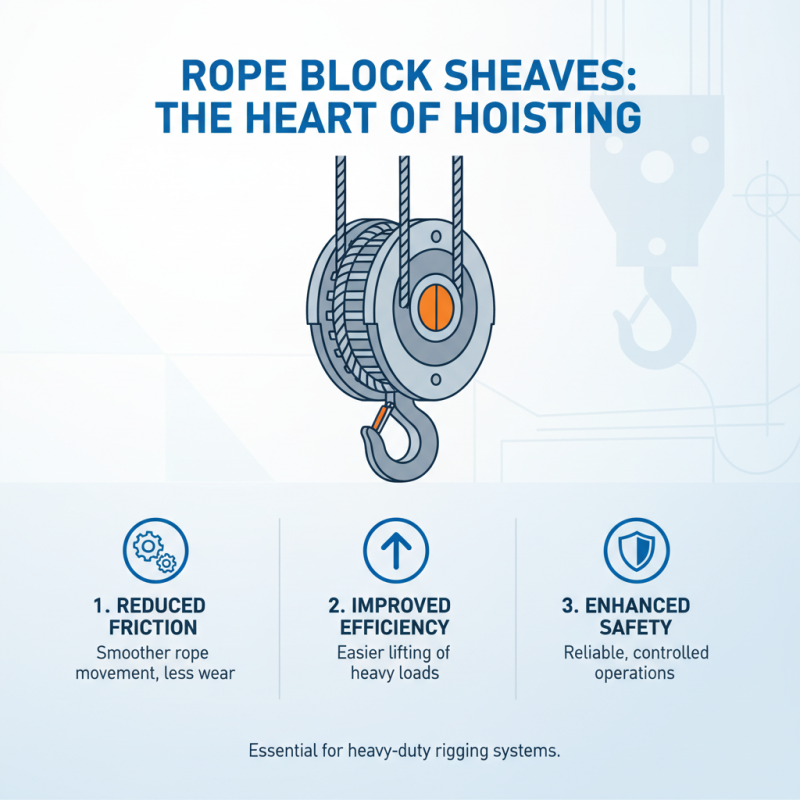Why Rope Block Sheaves Are Essential for Efficient Hoisting and Rigging Operations