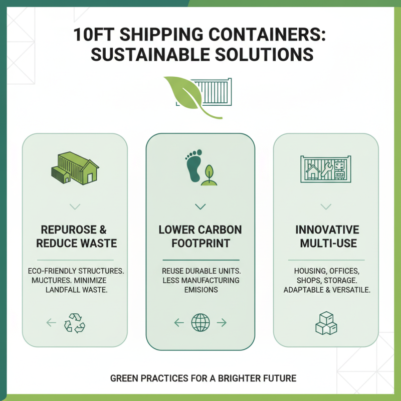 2025 Top Uses for 10ft Containers: Innovative Solutions You Need to Know