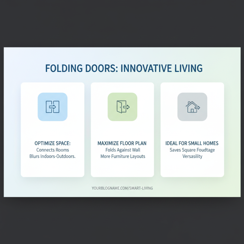 Top Benefits of Folding Doors: Why You Should Consider Them for Your Home