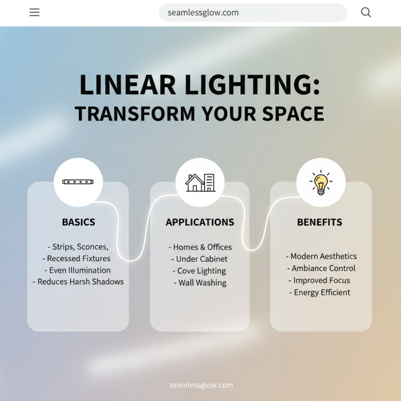 How to Choose the Right Linear Lighting for Your Home and Office Spaces