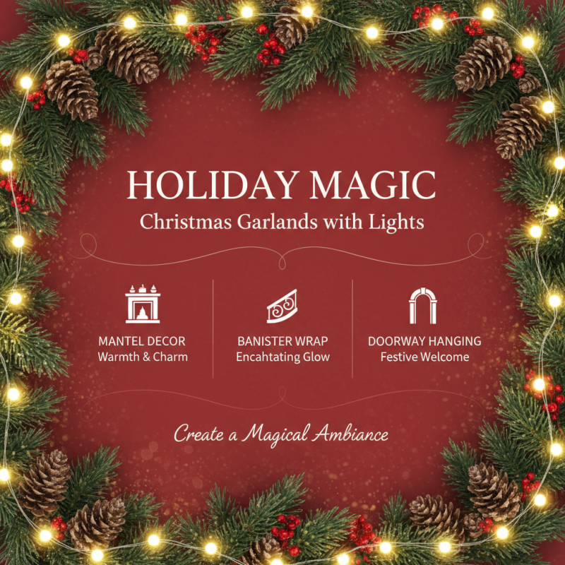 10 Stunning Christmas Garland With Lights Ideas to Transform Your Holiday Decor