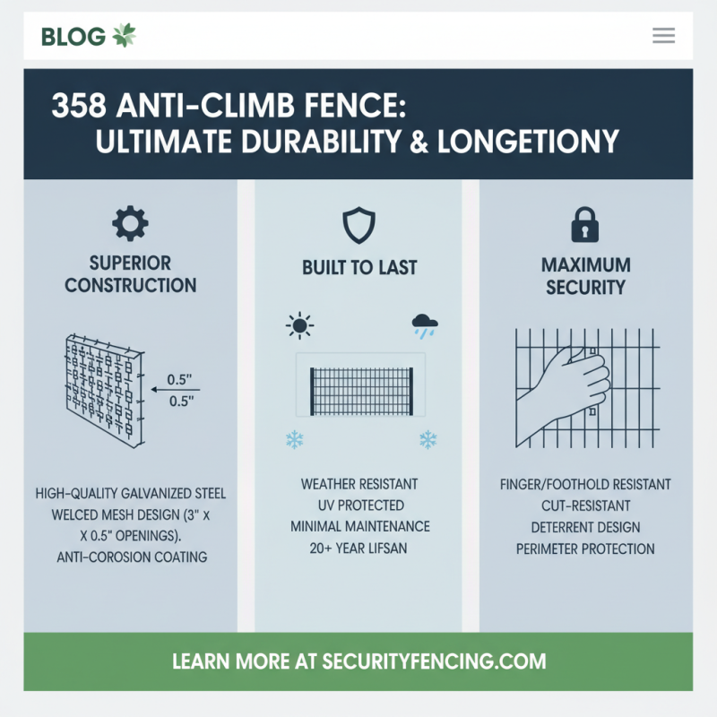 Top 10 Benefits of 358 Anti Climb Fence for Security and Protection