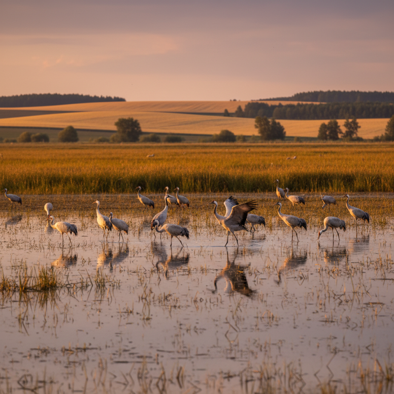 How to Identify and Observe Northern Cranes in Their Natural Habitat