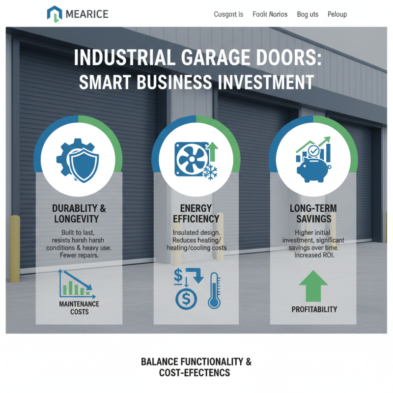 Why Choose Industrial Garage Doors for Your Business Needs