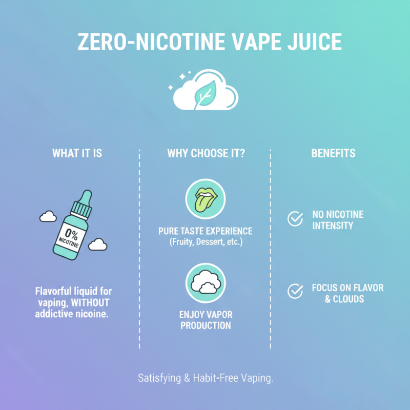 How to Choose the Best Zero Nicotine Vape Juice for Your Ultimate Experience