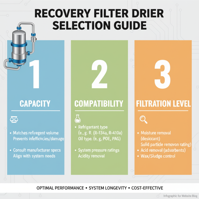 Top 10 Tips for Choosing the Right Recovery Filter Drier for Your Needs