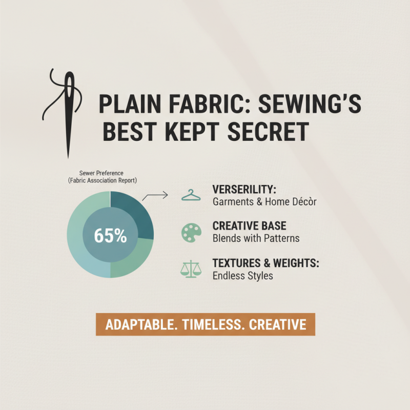 Why Choose Plain Fabric for Your Next Sewing Project and What to Consider