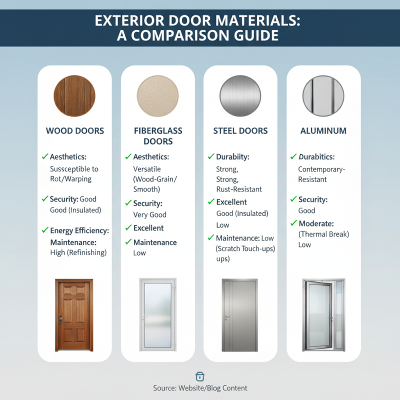 How to Choose the Best Exterior Doors for Your Home: A Complete Guide