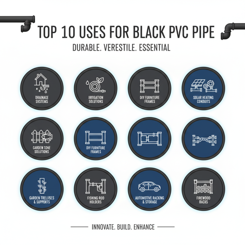 Top 10 Uses for Black PVC Pipe That You Should Know About