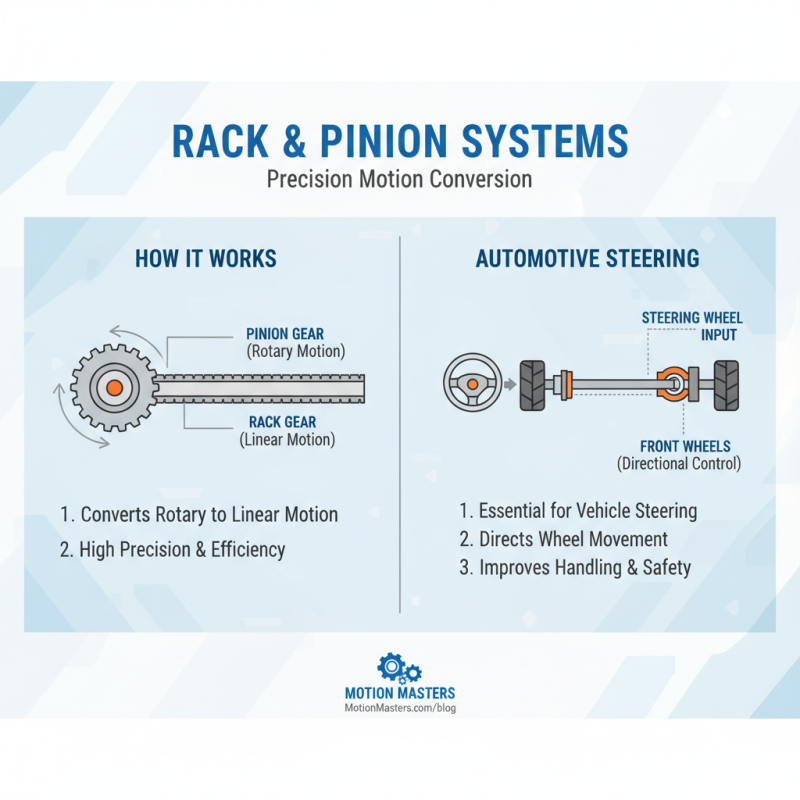 Why Rack Pinion Systems Are Essential for Modern Engineering Solutions