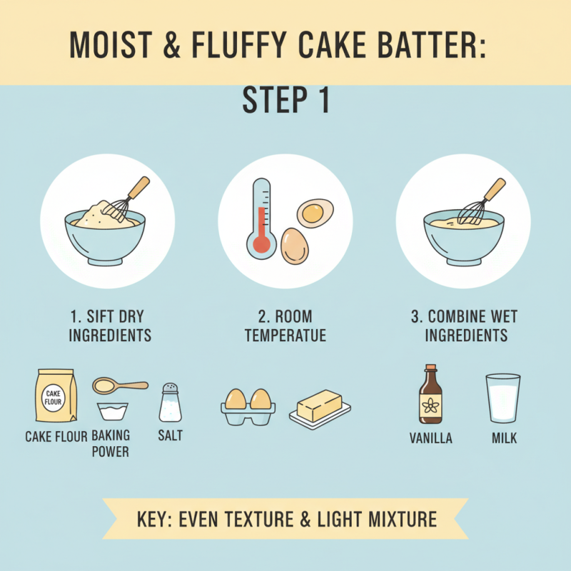 How to Make Moist and Fluffy Cakes with Cake Flour at Home