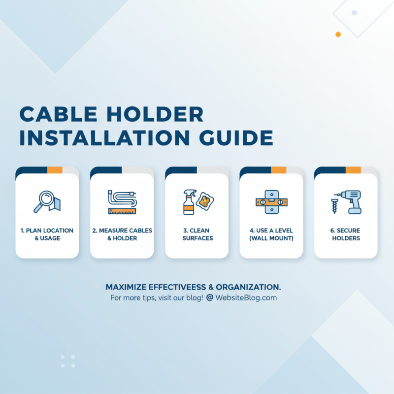 How to Choose the Best Cable Holder for Organizing Your Cables Efficiently