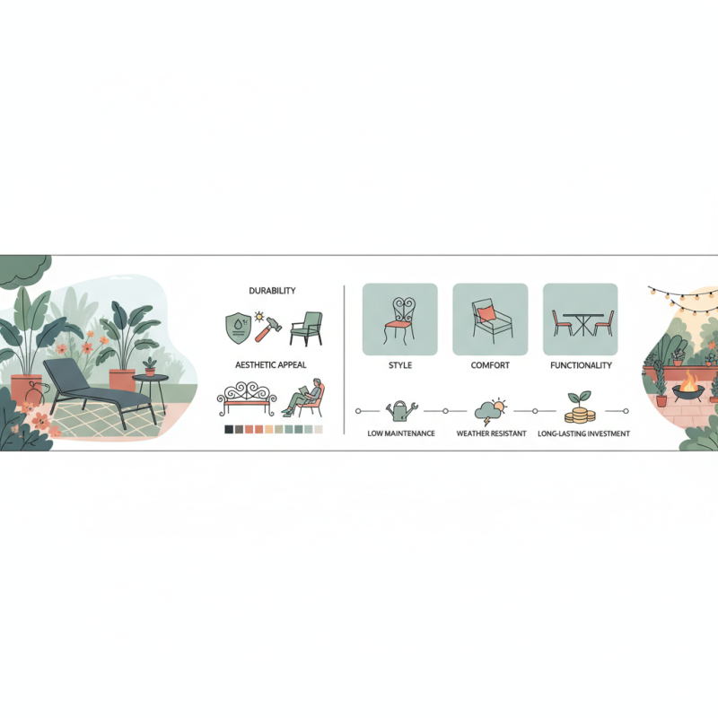 How to Choose the Best Metal Outdoor Furniture for Your Patio or Garden