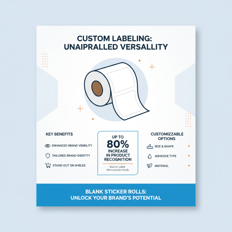 Why Choose Blank Sticker Rolls for Your Custom Labeling Needs