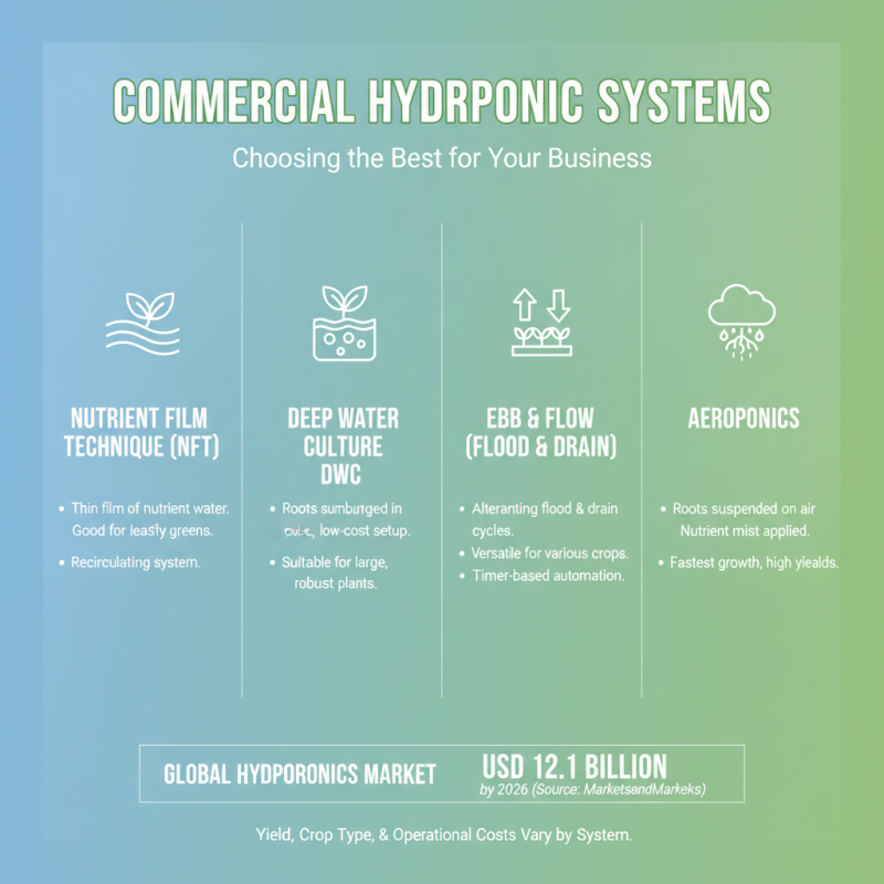How to Choose the Best Commercial Hydroponic Systems for Your Business