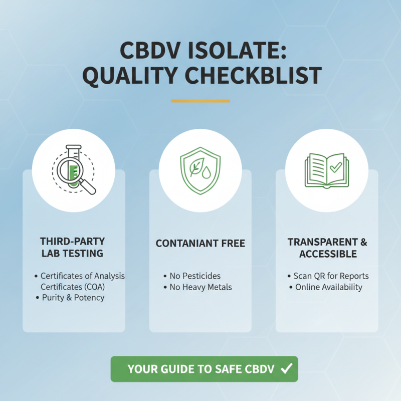 Why Choose Cbdv Isolate for Your Wellness Needs and How to Use It Effectively
