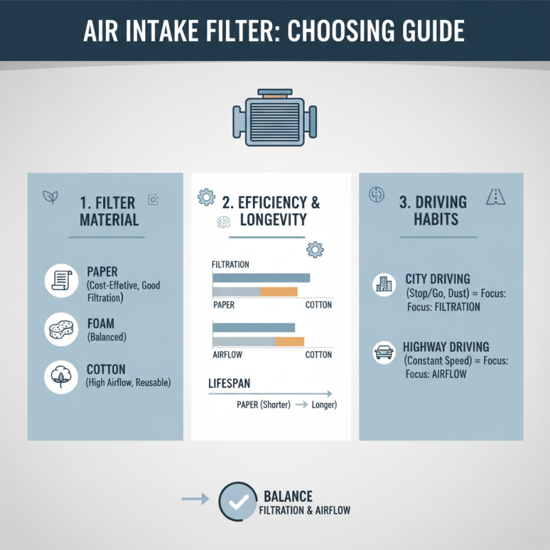 Essential Tips for Choosing the Right Automobile Air Intake Filters for Your Car