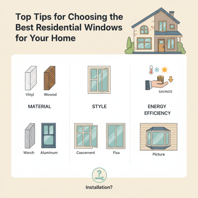 Top Tips for Choosing the Best Residential Windows for Your Home