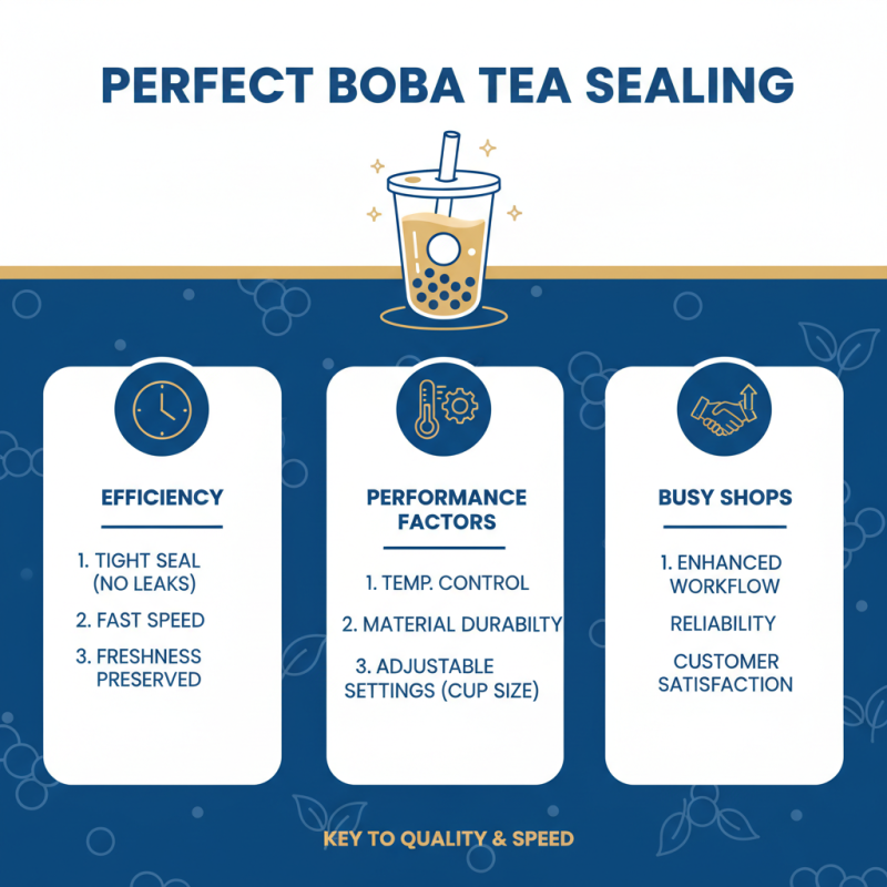 Top 5 Boba Tea Sealing Machines for Perfect Drink Closure