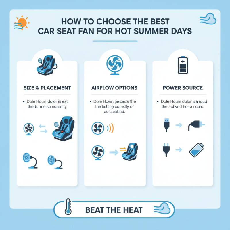 How to Choose the Best Car Seat Fan for Hot Summer Days