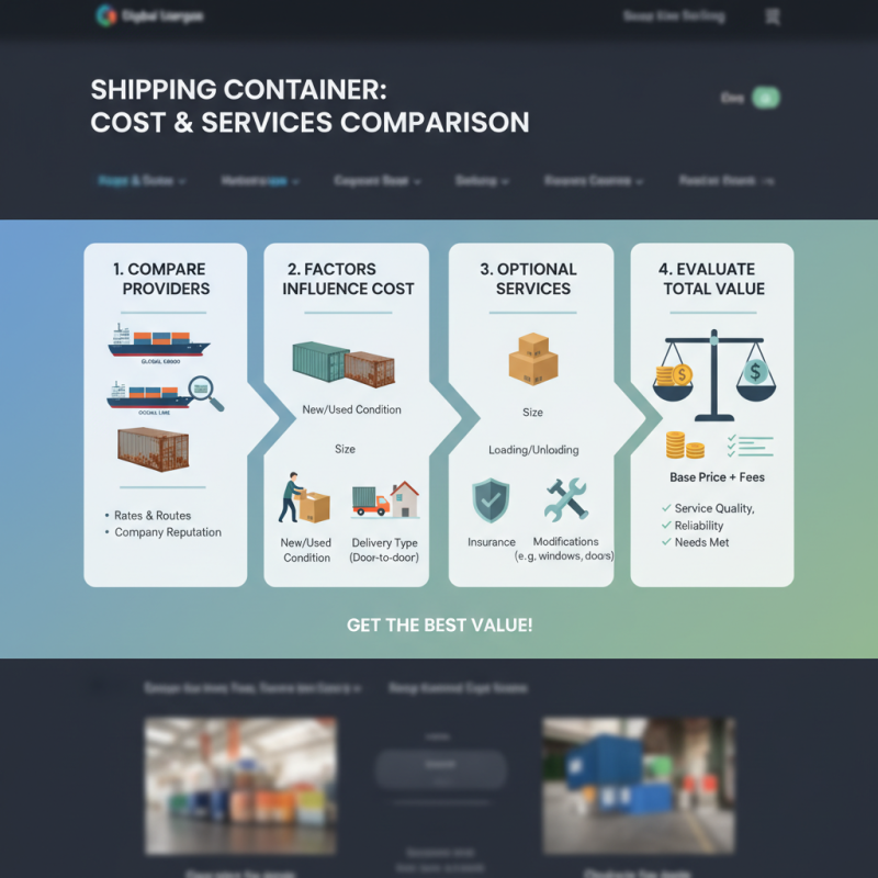 How to Choose the Right Sea Container for Your Shipping Needs