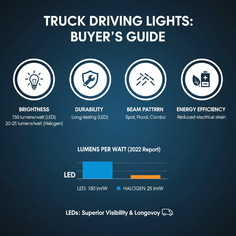 What is the Best Driving Lights for Trucks? Top Features to Consider