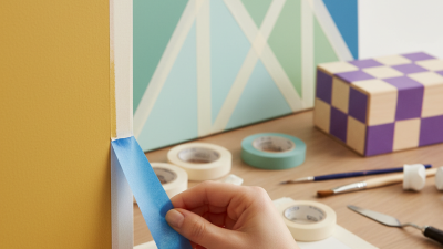 How to Use Masking Tape for Perfect Painting and Craft Projects