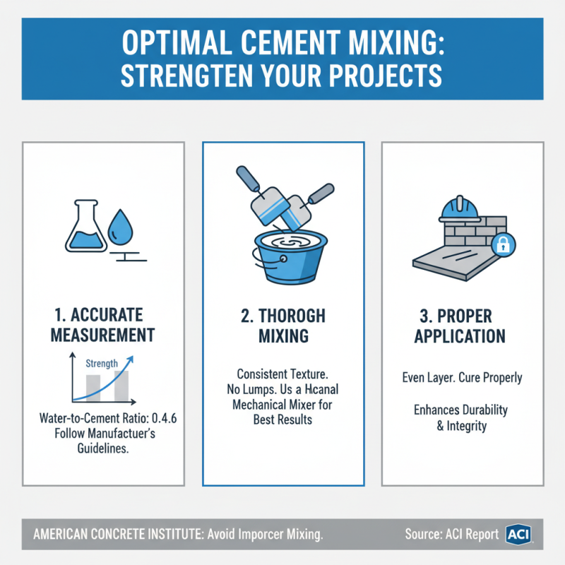 Top 2025 Ready to Use Cement Mixes for Your Next Project