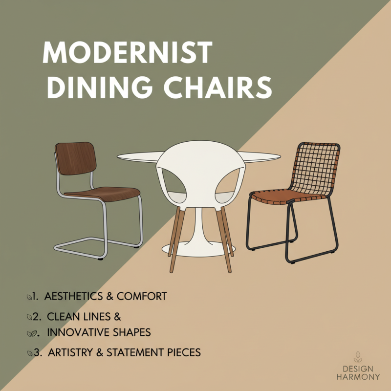 Top 10 Modernist Dining Chairs That Redefine Style and Comfort in Your Home