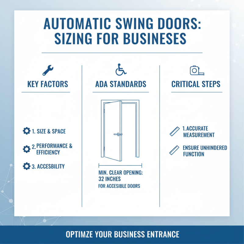 10 Essential Tips for Choosing the Right Automatic Swing Doors for Your Business